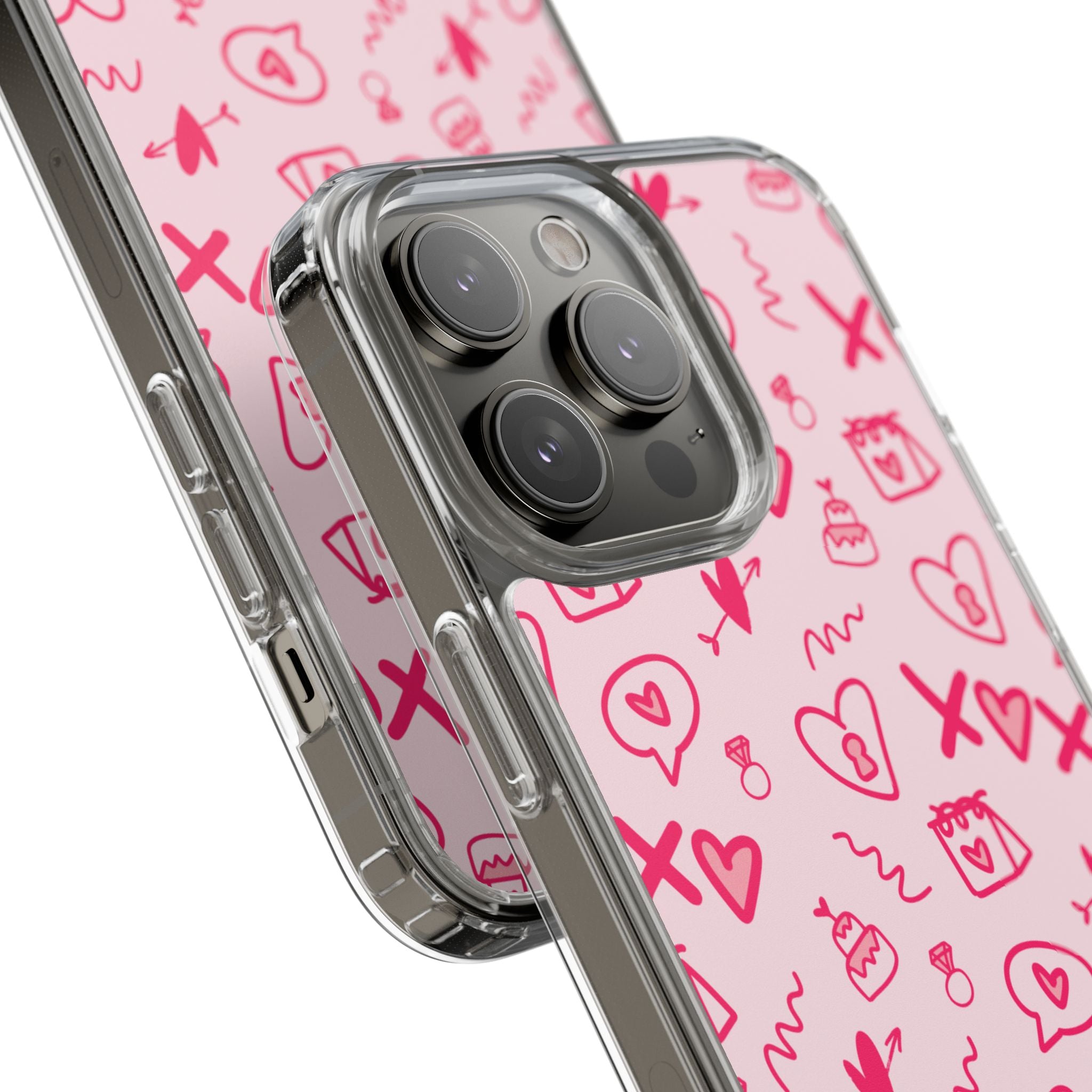 Pretty Pink Aesthetic Phone Case – Cute Protective Cover, Kawaii Shockproof Design for iPhone & Samsung