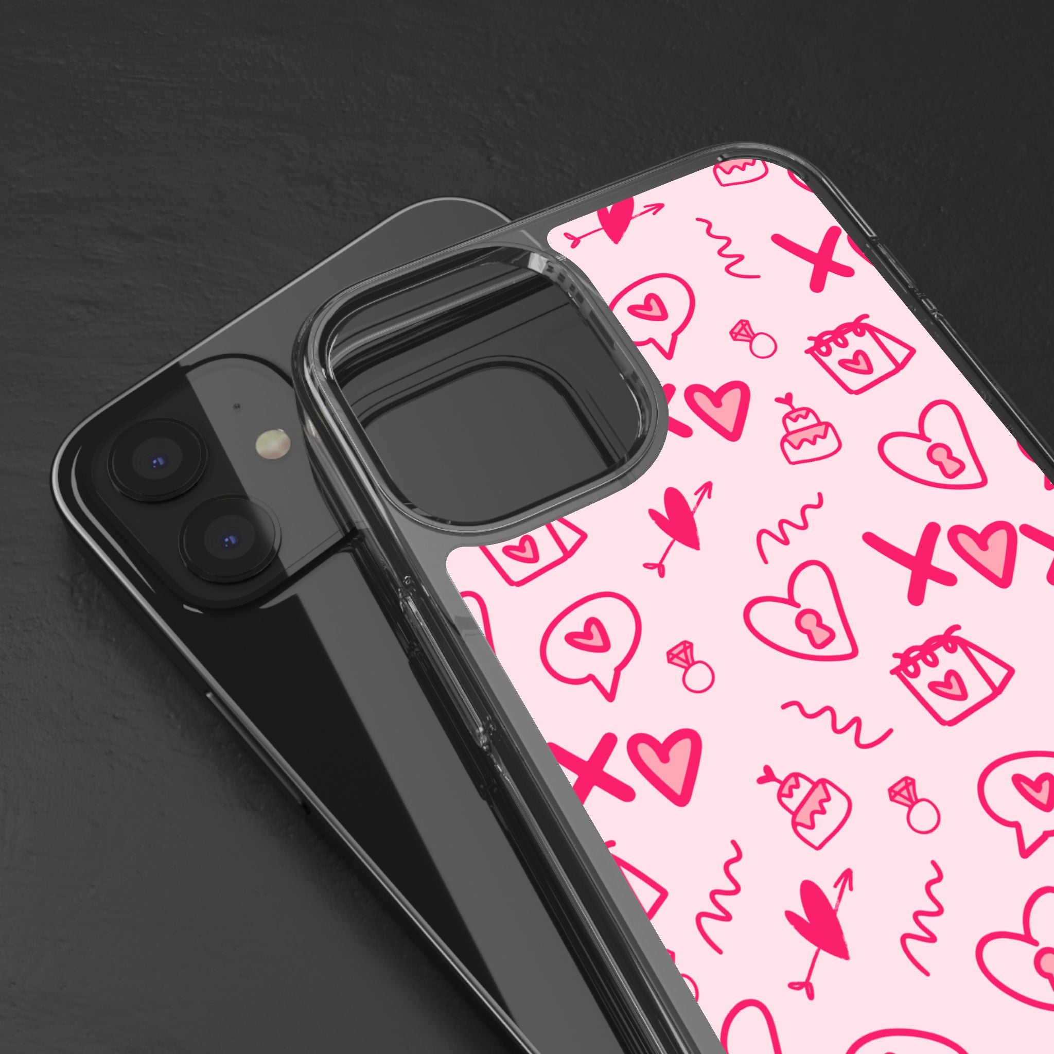 Pretty Pink Aesthetic Phone Case – Cute Protective Cover, Kawaii Shockproof Design for iPhone & Samsung