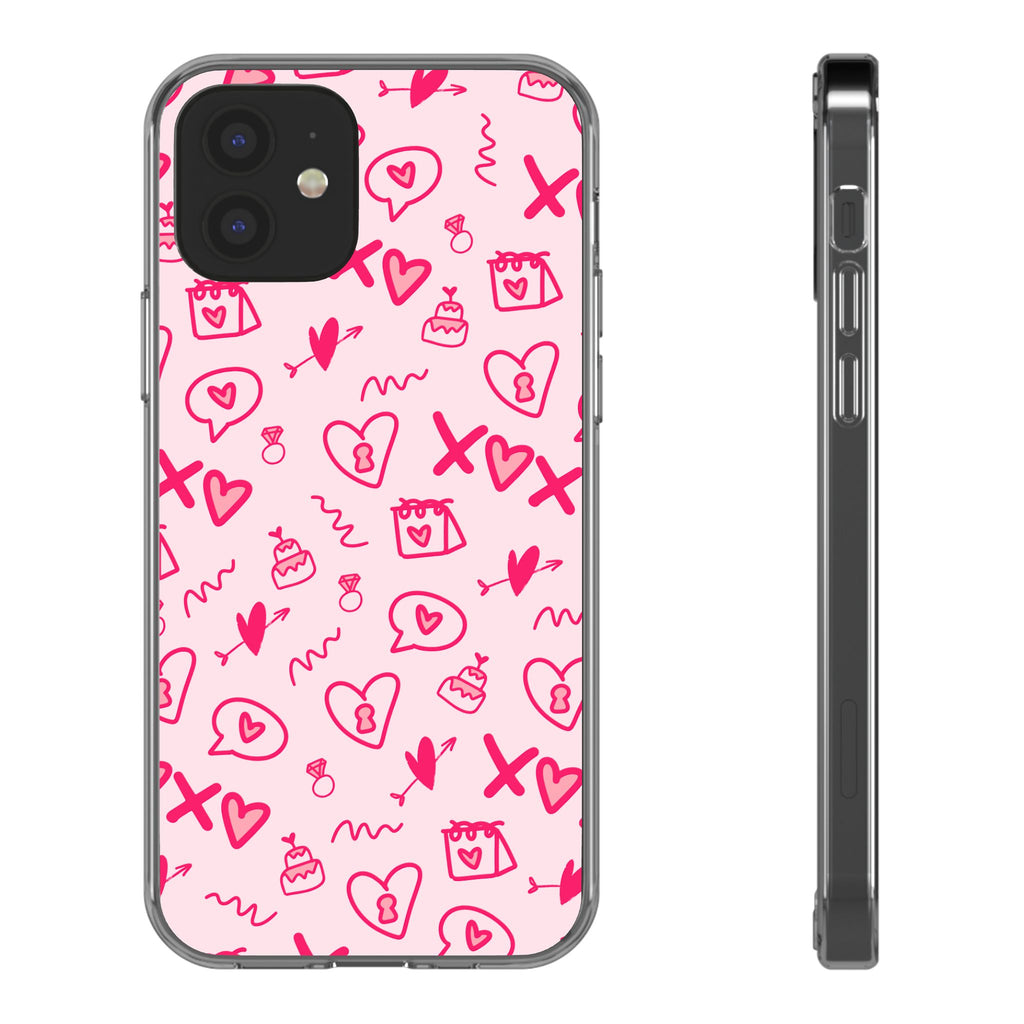 Pretty Pink Aesthetic Phone Case – Cute Protective Cover, Kawaii Shockproof Design for iPhone & Samsung