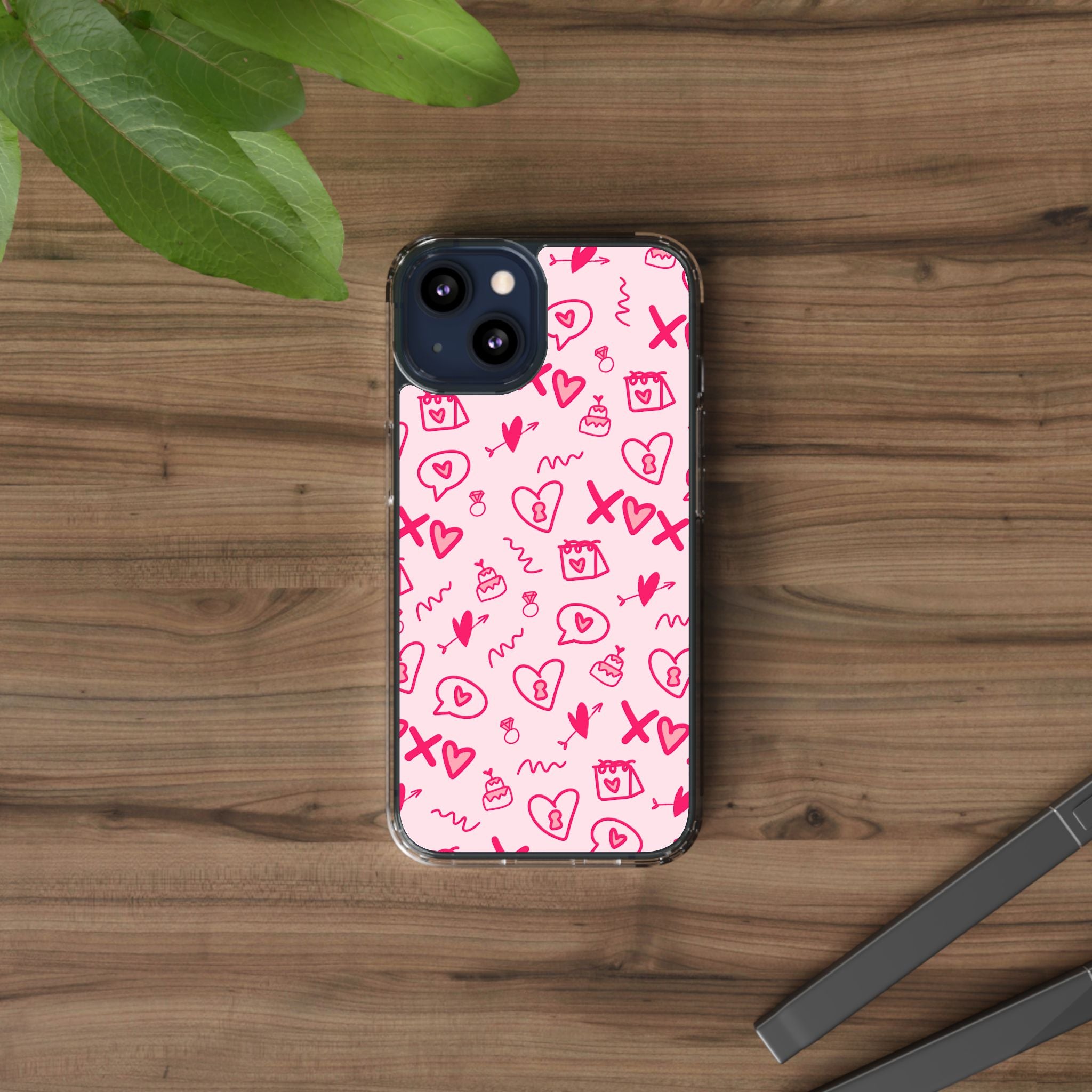 Pretty Pink Aesthetic Phone Case – Cute Protective Cover, Kawaii Shockproof Design for iPhone & Samsung