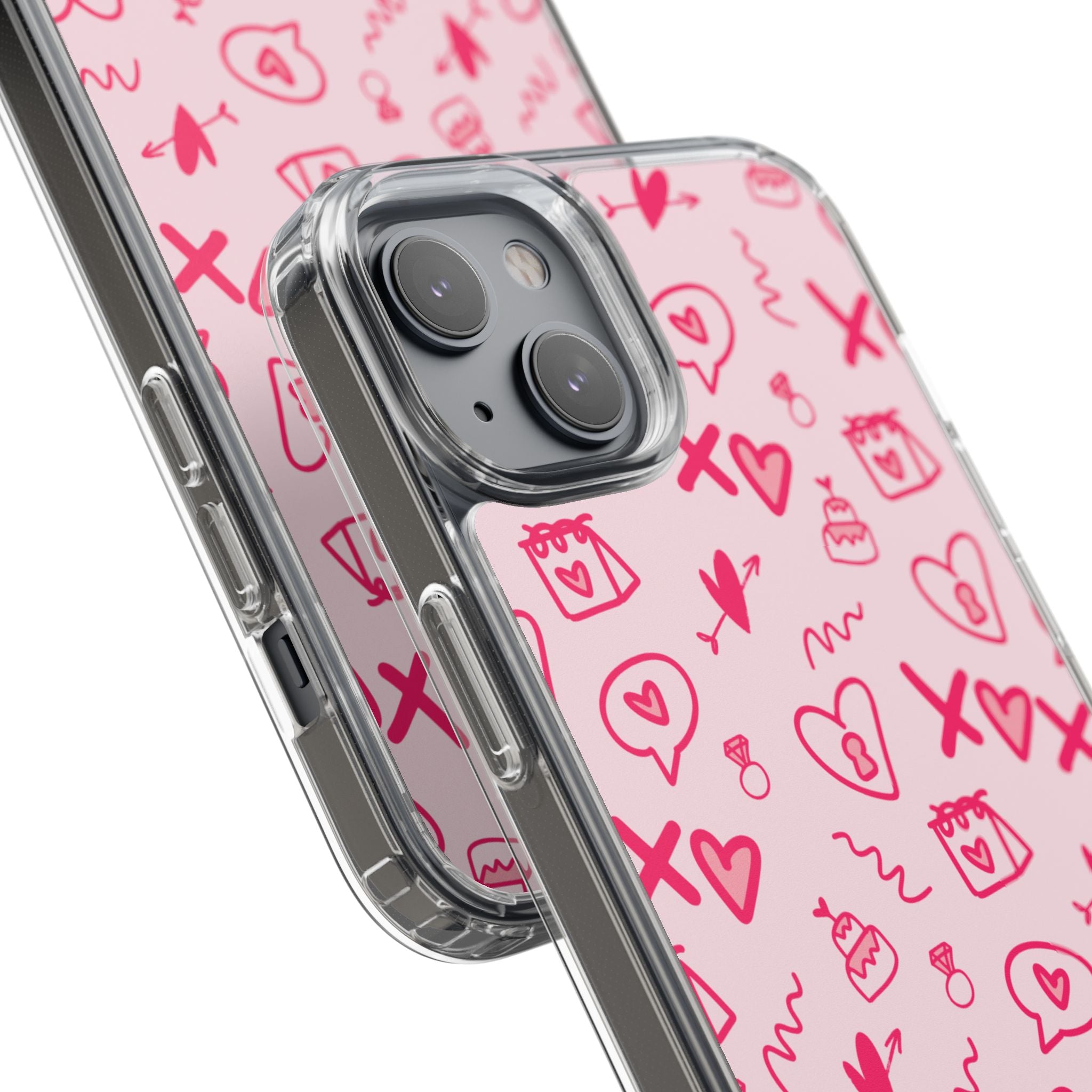Pretty Pink Aesthetic Phone Case – Cute Protective Cover, Kawaii Shockproof Design for iPhone & Samsung