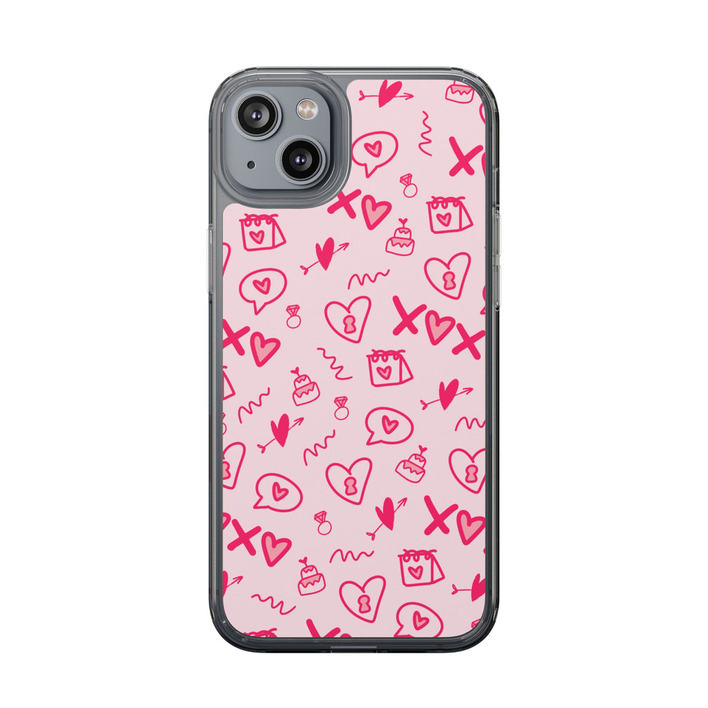 Pretty Pink Aesthetic Phone Case – Cute Protective Cover, Kawaii Shockproof Design for iPhone & Samsung